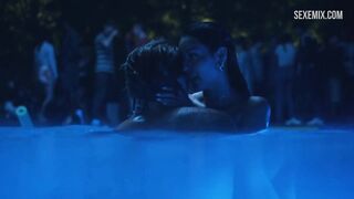 Escena erótica en la piscina. Escena de sexo de la película - Euphoria