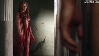 Escena desnuda de la sexy Lucy Lawless en Spartacus