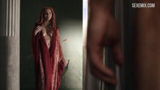 Escena desnuda de la sexy Lucy Lawless en Spartacus