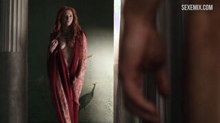 Escena desnuda de la sexy Lucy Lawless en Spartacus