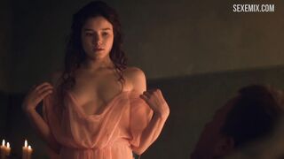 Scena di sesso di Hanna Mangan Lawrence in Spartacus