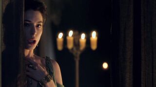 Jaime Murray espía a Lucy Lawless durante el sexo, escena en Spartacus