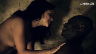 Escena de sexo de la BBC con Marisa Ramirez - Spartacus