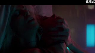 Sexy Sofia Boutella Escena lésbica en Atomic Blonde