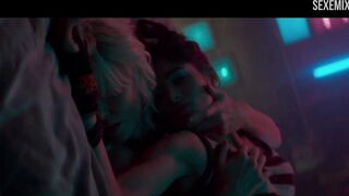 Sexy Sofia Boutella Escena lésbica en Atomic Blonde