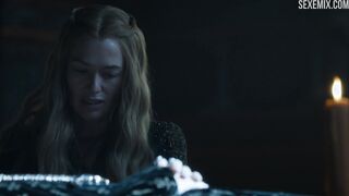 Lena Headey sexo en el suelo, escena de Juego de Tronos