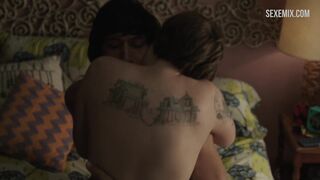 Lena Dunham yatakta sikişti, Girls'teki sahne