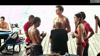 Seksowna Lauren Leech seksowna w czerwonym bikini, scena w Never Back Down