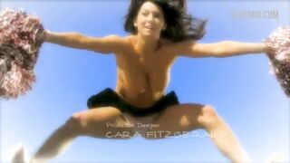 Maura Murphy saltando en topless, escena en #1 Cheerleader Camp