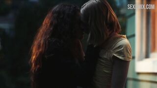 Zendaya y Hunter Schafer, lesbianas en Euphoria