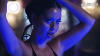 Alexa Demie in a sexy black swimsuit, scene in Euphoria