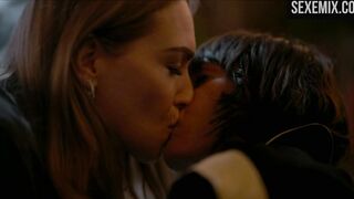 Escena de beso de Katherine Moennig y Jamie Clayton - The L Word: Generación Q