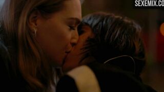 Escena de beso de Katherine Moennig y Jamie Clayton - The L Word: Generación Q