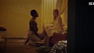 Dakota Fanning scène interracial sexy dans Sweetness in the Belly (2019)