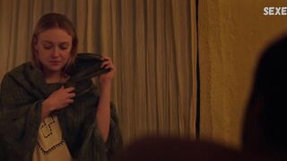 Dakota Fanning scène interracial sexy dans Sweetness in the Belly (2019)