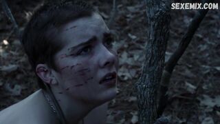 Elise Eberle Ajoelhada no Chão, cena em Salem s01e06 (2014)