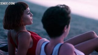 Amanda Campana, escena lésbica de Giulia Salvarani en Summertime (2020)