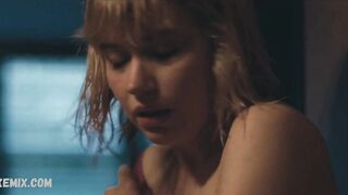 Imogen Poots pokazuje piersi, scena w „Wiem, że to prawda” (2020)