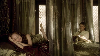 Lotte Verbeek desnuda, escena erótica de Los Borgia s01e02 (2011)