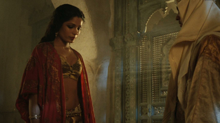 Freida Pinto sexy, Escena de sexo de El día del halcón (2011)