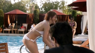 Celebridades desnudas » Elena Satine sexy - Revenge s04e04 (2014)