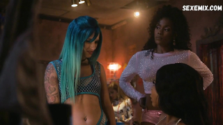 Brandee Evans, Elarica Johnson, Shannon Thornton sexy, escena en P-Valley s01e04 (2020)