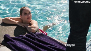 Margarita Levieva bikini rouge, scène dans Revenge s01e08 (2011)