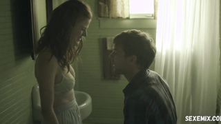 Rose Leslie underwear scene in Honeymoon (2014)