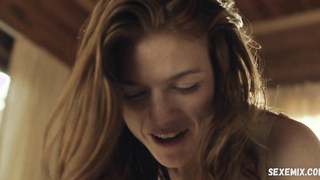 Rose Leslie underwear scene in Honeymoon (2014)