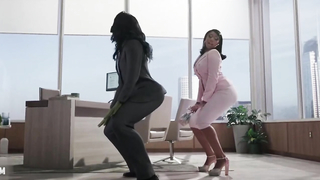 Megan Thee Stallion, Tatiana Maslany cena sexy em She-Hulk s01e03 (2022)