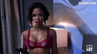 Ropa interior de Khaneshia 'KJ' Smith, escena sexy en Sistas s04e01 (2022)