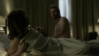 Kim Dickens desnuda, escena de sexo vaquera en House of Cards s03e09-10 (2015)