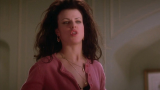 Debi Mazar tem lindos peitos durante o sexo, cena de - Money for Nothing (1993)