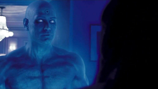 Malin Akerman desnuda, escena de sexo de Watchmen (2009)