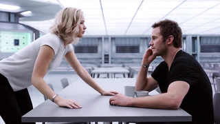 Jennifer Lawrence çıplak, Passengers (2016) filminden seks sahnesi