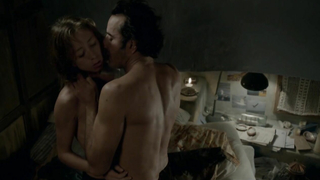 Sylvie Testud nuda, scena di sesso da Les deferlantes (2013)