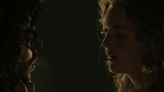 Holliday Grainger sexy, escena de sexo de Los Borgia s03e03 (2013)