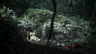 Barbara Goenaga nuda, scena di Timecrimes (2007)